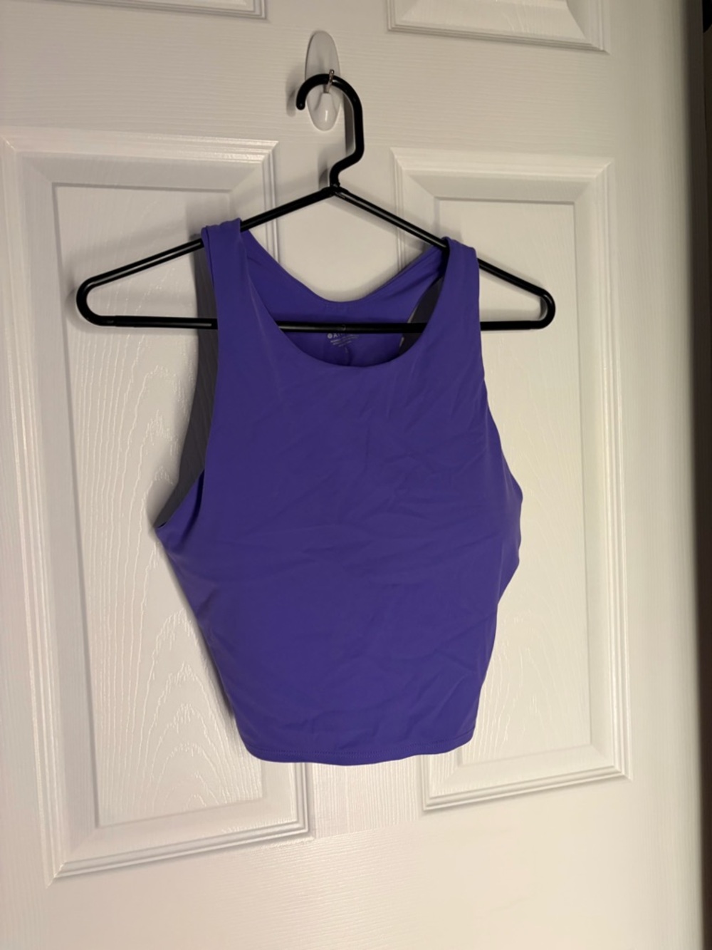 Athleta Vibrant Purple Scoop Cropped Tank